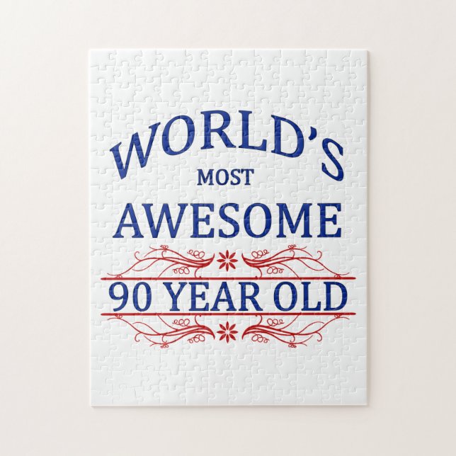 Quebra-cabeça As pessoas de 90 anos as mais impressionantes do (Vertical)