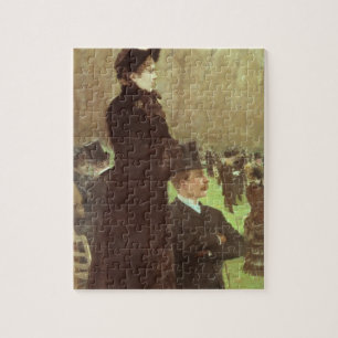 Quebra-cabeça As raças em Auteuil, Paris (óleo em canvas)