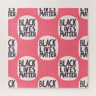 Quebra-cabeça As vidas negras têm matéria, padrão caligráfico