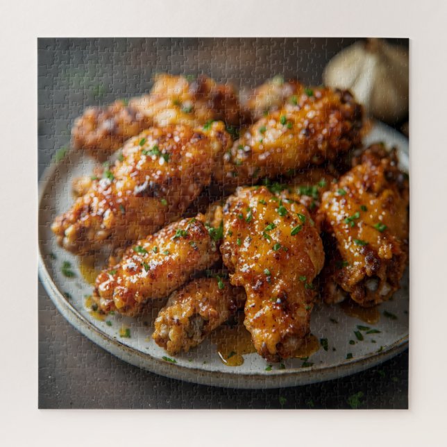 Quebra-cabeça Asas de Frango com Mel e Alho (Vertical)
