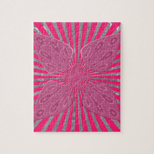 Quebra-cabeça Asas de Sangue Elétricas: Um Vividly Edgy e Belo (Vertical)