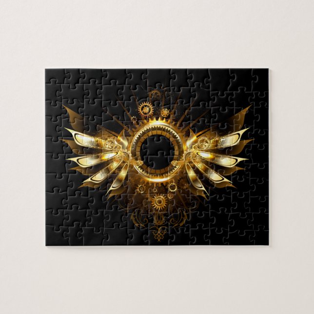 Quebra-cabeça Asas steampunk (Horizontal)