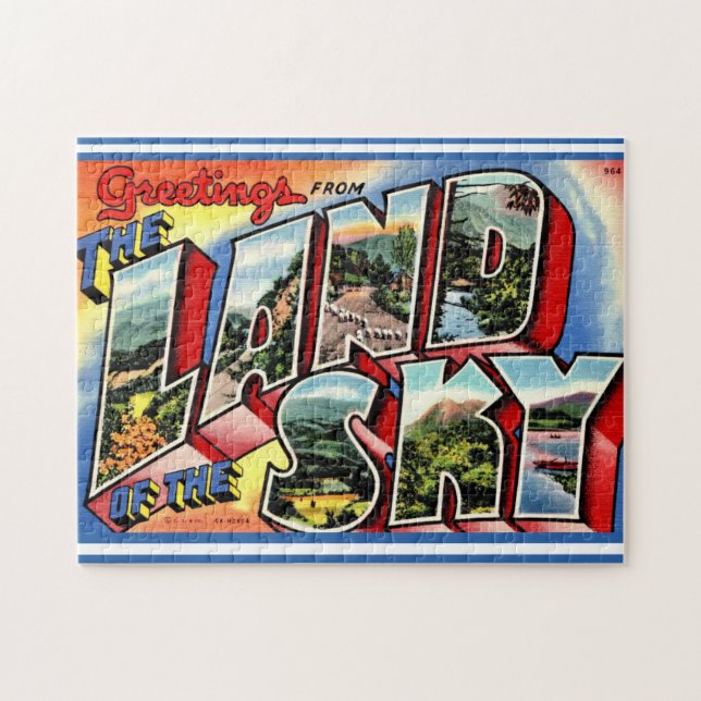 Quebra-cabeça  Asheville's Land of the Sky 11x14 (Horizontal)