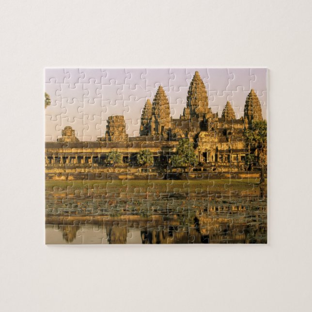 Quebra-cabeça Ásia, Camboja, Siem Reap. Angkor Wat. (Horizontal)