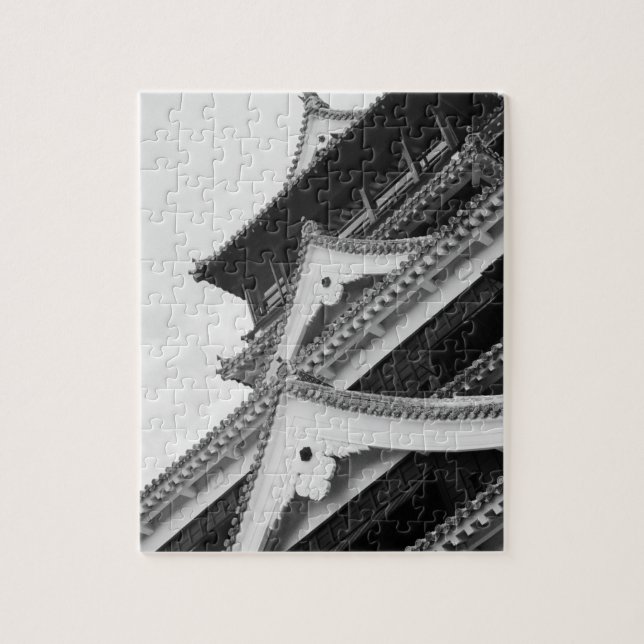 Quebra-cabeça Ásia, Japão, Kumamoto. Detalhe do Kumamoto, (Vertical)