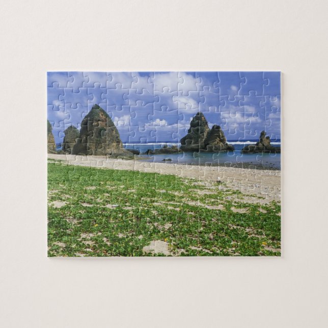 Quebra-cabeça Ásia, Japão, Okinawa, Yambaru Coastline, Mar (Horizontal)