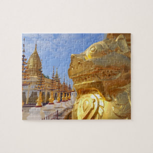 Quebra-cabeça Ásia, Mianmar (Birmânia), Bagan (Pagan). O Shwe 4