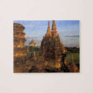 Quebra-cabeça Ásia, Myanmar, Bagan. Antigos templos e