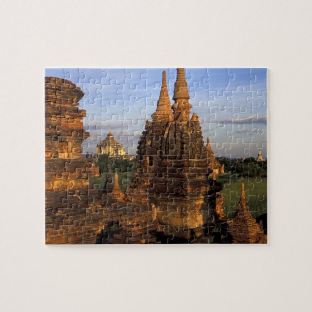Quebra-cabeça Ásia, Myanmar, Bagan. Antigos templos e (Horizontal)