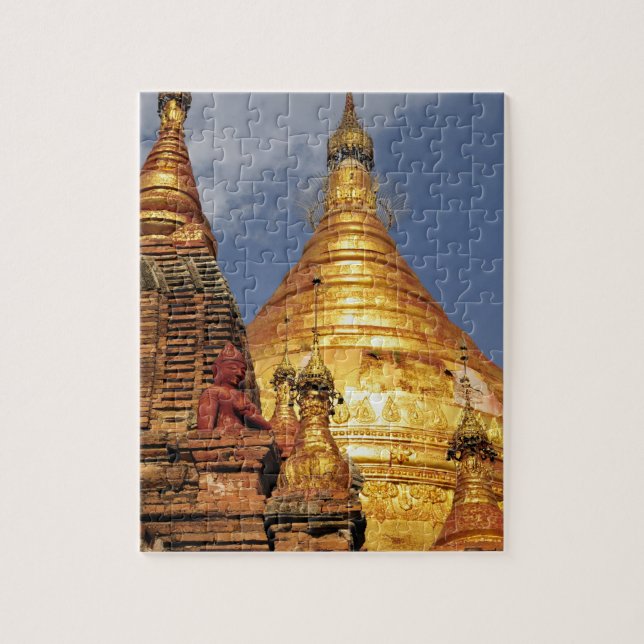 Quebra-cabeça Ásia, Myanmar (Birmânia), Bagan (Pagan). O Dhamma (Vertical)