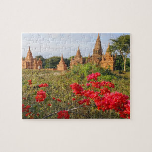 Quebra-cabeça Ásia, Myanmar (Birmânia), Bagan (Pagan). Um Bagan