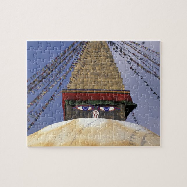 Quebra-cabeça Ásia, Nepal, Catmandu. Estupa de Bouddhanath. 2 (Horizontal)