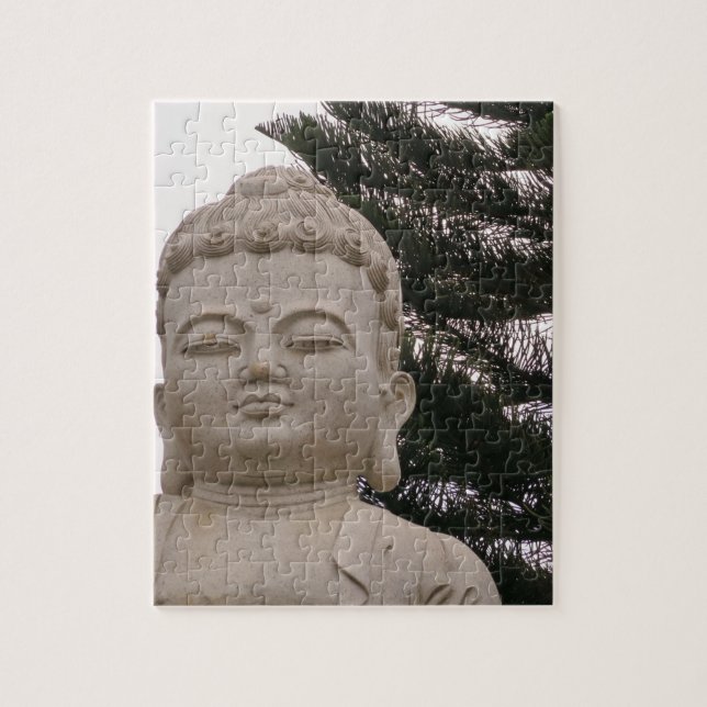 Quebra-cabeça asiático, vietnamita, arte, escultura, buda, (Vertical)