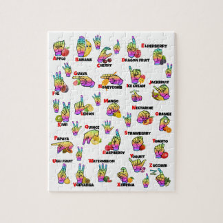 Quebra-cabeça ASL Learning – Alphabet & Numbers