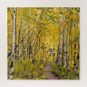 Quebra-cabeça Aspen Árvores nas Cores do Outono