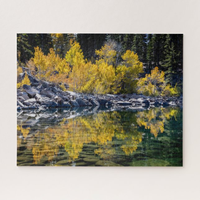 Quebra-cabeça Aspen Beauty em Sherwin Lake, CA (Horizontal)