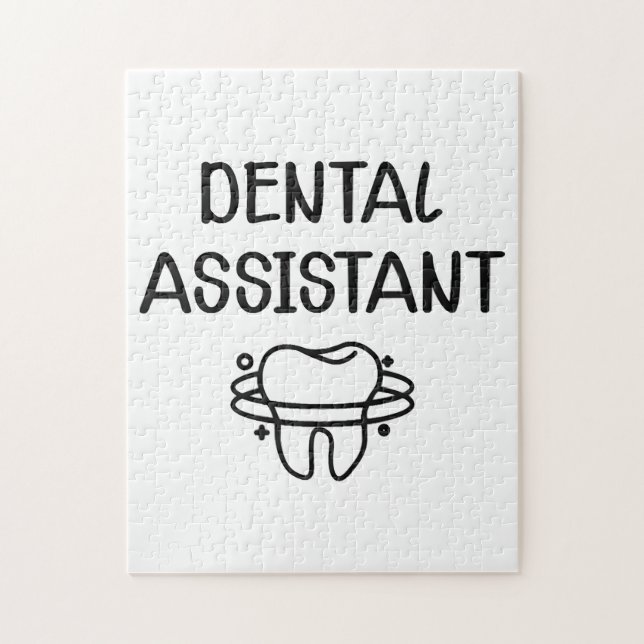 Quebra-cabeça Assistente dentário (Vertical)
