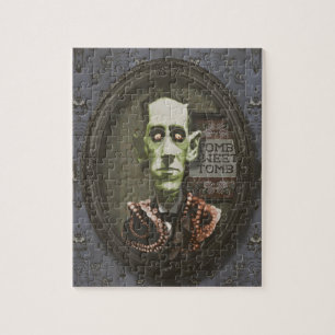 Quebra-cabeça assombrado de HP Lovecraft do zombi