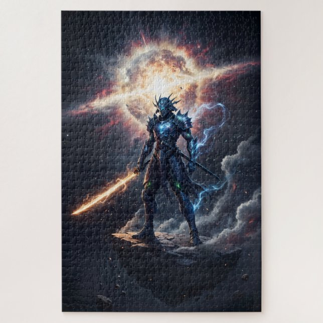 Quebra-cabeça Astral Samurai Cosmic Warrior Puzzle (Vertical)