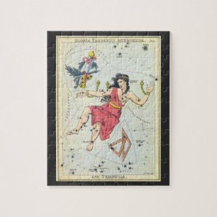 Quebra-cabeça Astronomia Vintage, Estrelas de Constelação, Andrô