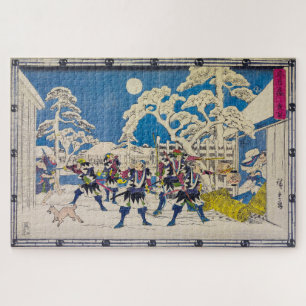 Quebra-cabeça Ataque Noturno Utagawa Hiroshige