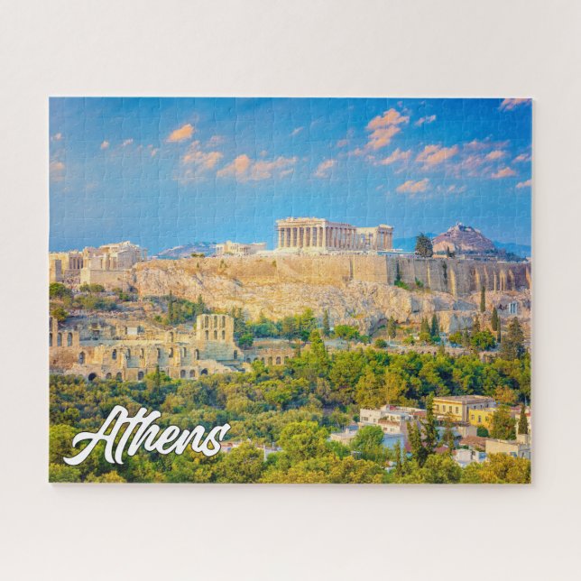 Quebra-cabeça Atenas histórica, Grécia (Horizontal)