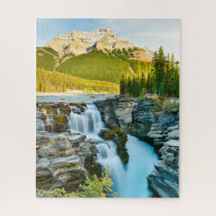 Quebra-cabeça Athabasca Falls, Jasper National Park, Canadá