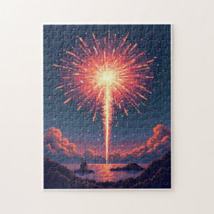 Quebra-cabeça Atividade de Mosaico de Imagem Oculta Patriótica p