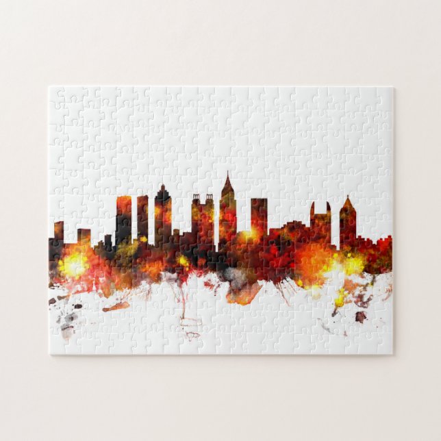 Quebra-cabeça Atlanta Georgia Skyline (Horizontal)