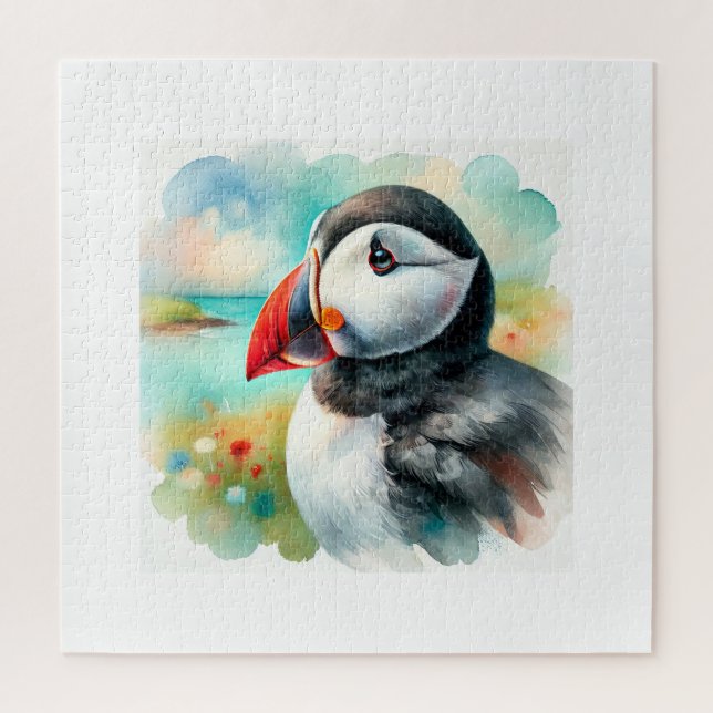 Quebra-cabeça Atlantic Puffin 040924AREF127 - Watercolor (Vertical)