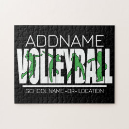 Quebra-cabeça Atleta Superior da Escola de NOME do Jogador da Eq