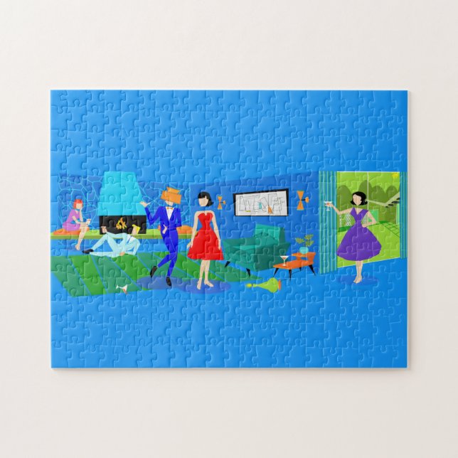 Quebra-cabeça Atomic Palm Springs Cocktail Party Puzzle (Horizontal)