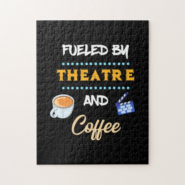 Quebra-cabeça Ator Alimentado Por Café De Teatro (Vertical)