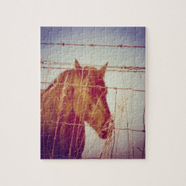 Quebra-cabeça Atrás do Abstrato de cerca