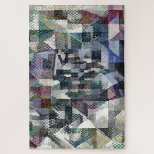 Quebra-cabeça Atrasar janela de pintura de Abstrato artístico C