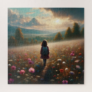 Quebra-cabeça Através dos Blossoms - Caminho de Aventuros