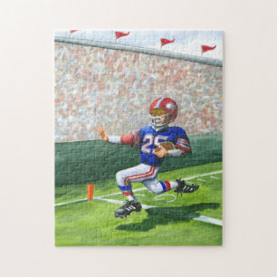 Quebra-cabeça Atravessando a Linha de Meta para um Retoque