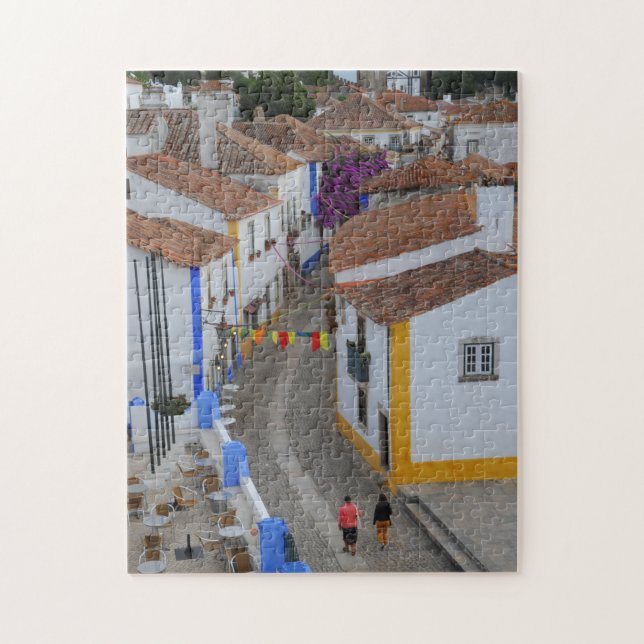 Quebra-cabeça Atravessar Obidos, Portugal (Vertical)