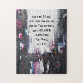 Quebra-cabeça Atua às 4h29 O Senhor Dá Bíblia À Boldness Do Exce