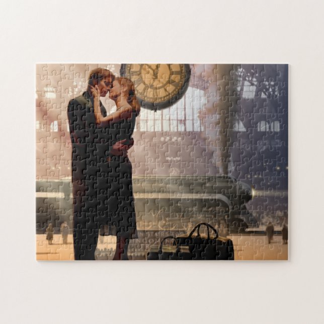 Quebra-cabeça Au Revoir (Horizontal)