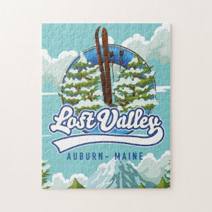 Quebra-cabeça Auburn, Maine, Lost Valley ski