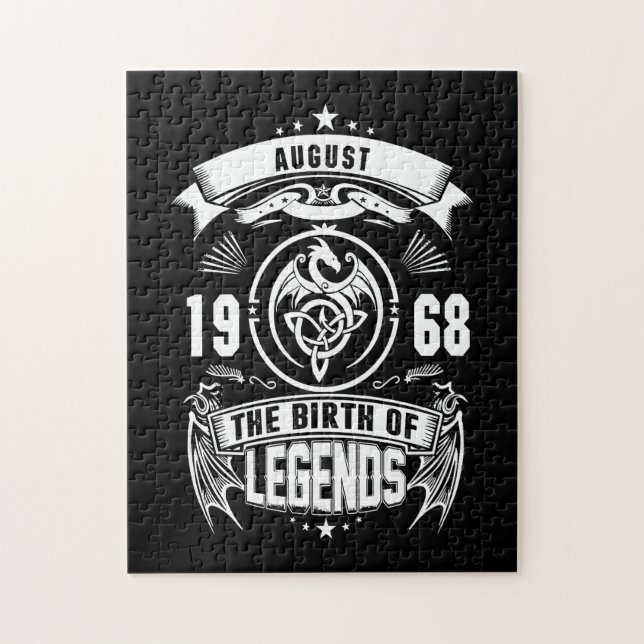 Quebra-cabeça August Gift | 1968 Nascimento Das Legendas (Vertical)