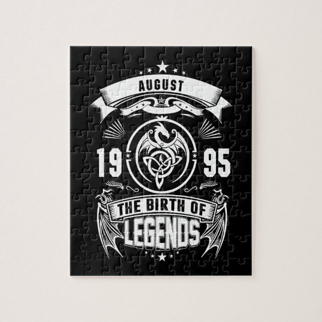 Quebra-cabeça August Gift | 1995 Nascimento Das Legendas (Vertical)