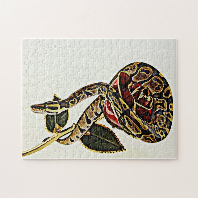 Quebra-cabeça Aumentou e o cobra - bola Phyton (Horizontal)