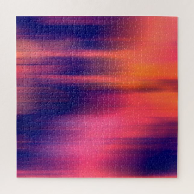 Quebra-cabeça Aura Gradiente Pastel Sonhador Abstrato Difuso (Vertical)