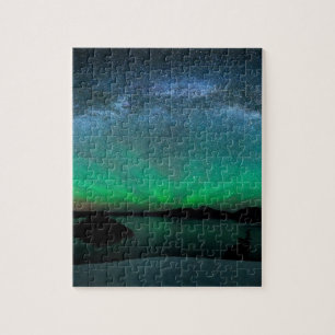 Quebra-cabeça Aurora bonita Borealis/aurora boreal