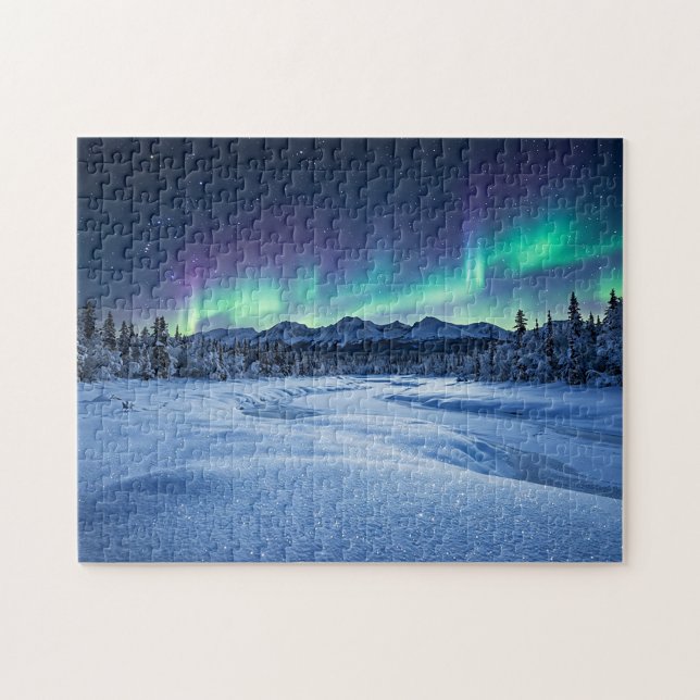 Quebra-cabeça Aurora Boreal (Horizontal)