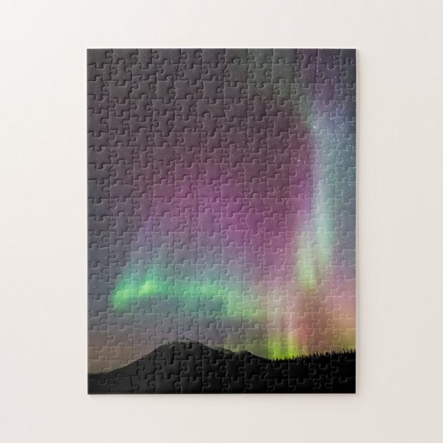 Quebra-cabeça Aurora Borealis | Alaska Brooks Range, Alaska (Vertical)