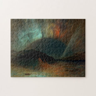 Quebra-cabeça Aurora Borealis da Igreja de Frederic Edwin