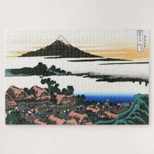 Quebra-cabeça Aurora em Isawa na montanha Hokusai, província de